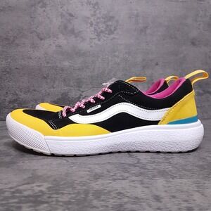 Vans Black and Yellow UltraRange EXO SE ‘66 Supply Suede Sneakers